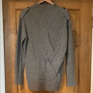 rag & bone Gray Ribbed Sweater